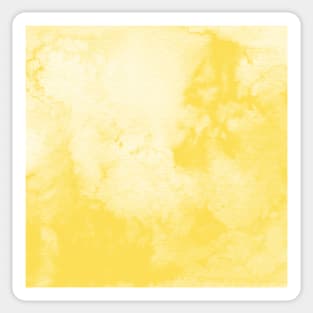 Watercolor wash - yellow Sticker